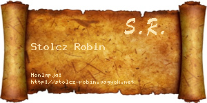 Stolcz Robin névjegykártya